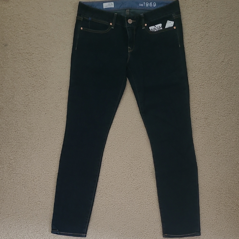 GAP 1969 Indigo Denim Jeans, Size 29/8p, Always Skinny